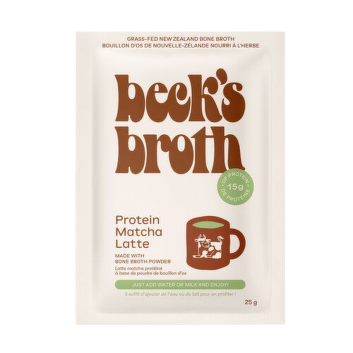 Beck's Broth - Protein Matcha Latte