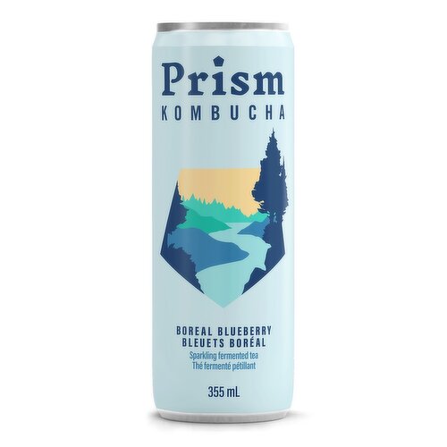 Prism Kombucha - Sparkling Fermented Tea, Boreal Blueberry