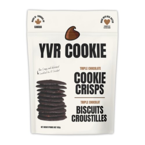 YVR COOKIE - Triple Chocolate Cookie Crisps