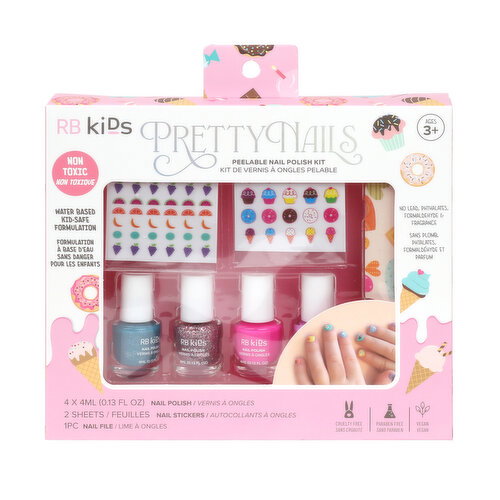 RELAXUS - Kids Pretty Nails Peelable Nail Polish Kit