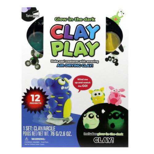 Spicebox - Clay Play Glow-In-The-Dark