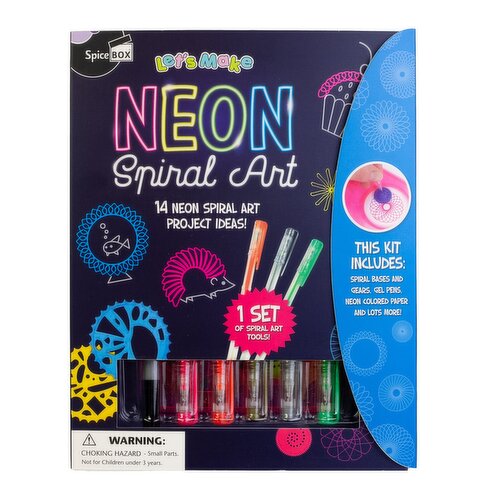 Spicebox - Neon Spiral Art Kit