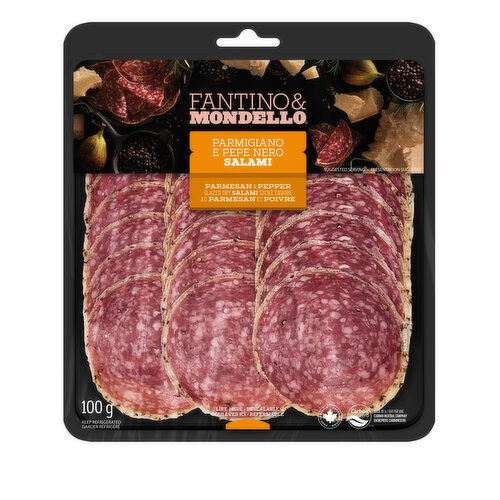 Fantino & Mondello - Parmesan and Pepper Glazed Dry Salami