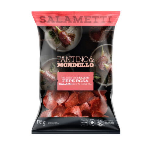 Fantino & Mondello - Pink Pepper Thin Slice Salametti