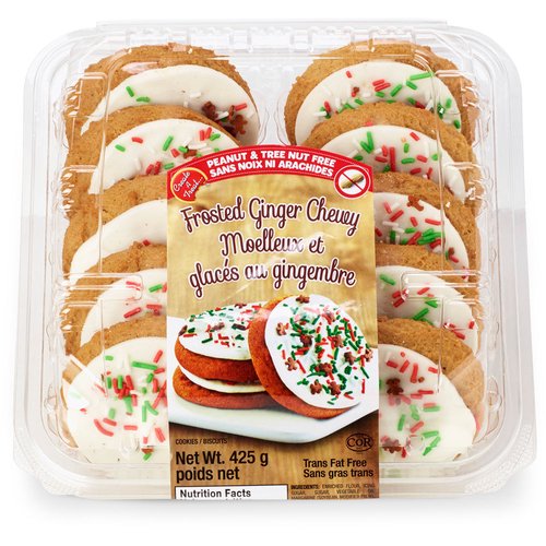 Frosted - Ginger Chewy Cookies