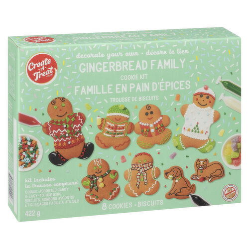 Create A Treat - Gingerbread Family Cookie Kit