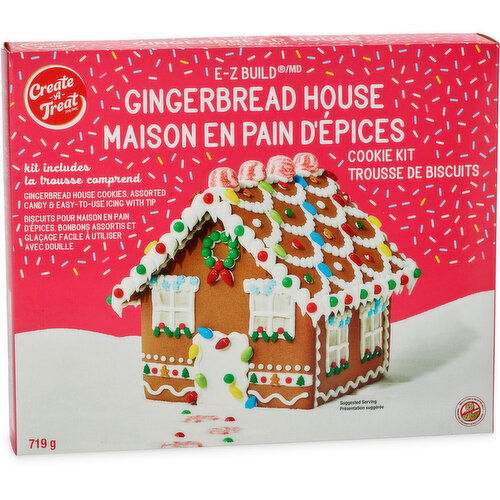 Create A Treat - Gingerbread House Cookie Kit