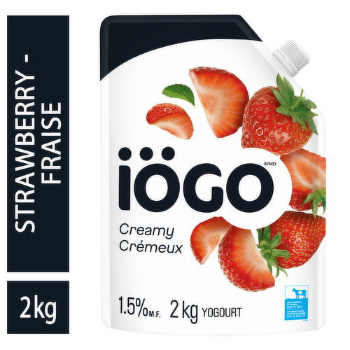 IOGO - Smooth & Creamy Yogurt 1.5% M.F.- Strawberry