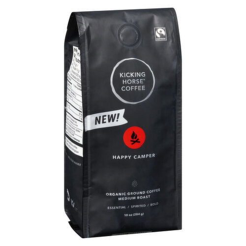 Kicking Horse - Organic Medium Roast Happy Camper Ground Coffee
