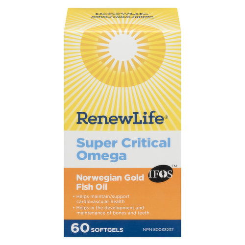 Renew Life - Norwegian Gold Super Critical Omega