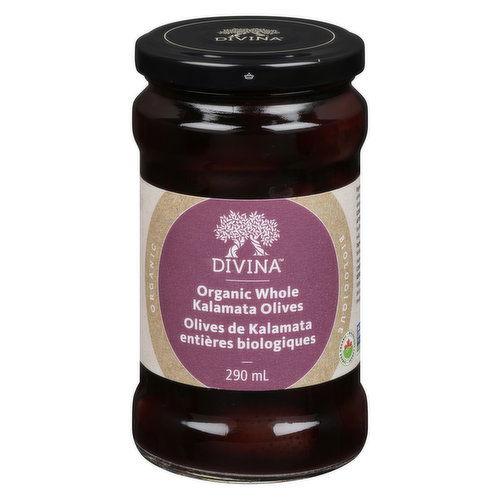 Divina - Kalamata Olives Organic Jar