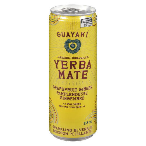 GUAYAKI - Yerba Mate Ginger Grapefruit