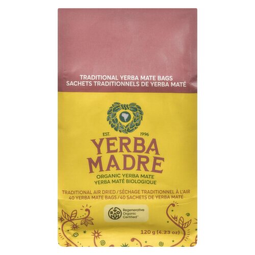YERBA MADRE - Traditional Yerba Mate Tea Bags