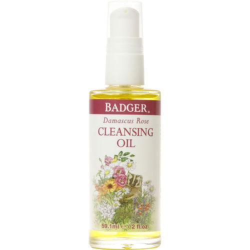 Badger - Damascus Rose Face Cleansing Oil