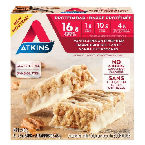 Atkins - Vanilla Pecan Crisp Bar