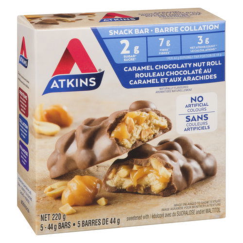 Atkins - Advantage Snack Bars -  Caramel Chocolate Nut