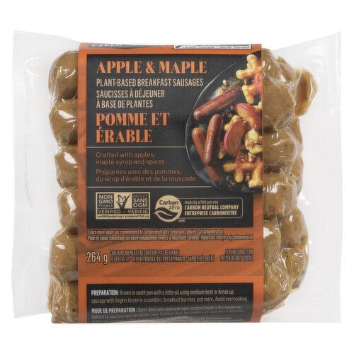 Field Roast - Plant-Based Breakfast Sausages Apple & Maple