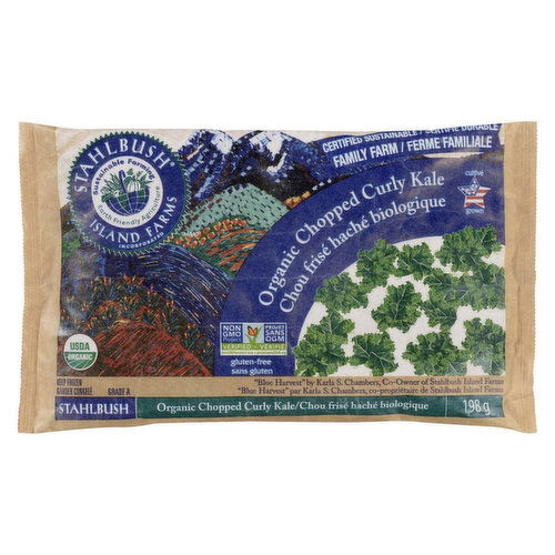 Stahlbush Islnd - Kale Curly Chopped Frozen Organic