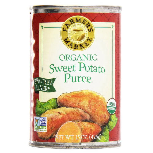 Farmer's Market - Sweet Potato Puree Organic