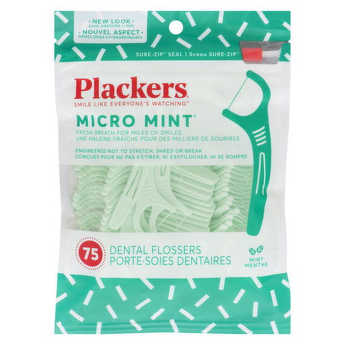 Plackers - Micro Mint Dental Flossers