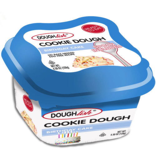 Doughlish - Cookie Dough Birthday Cake