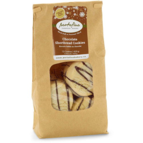 Portofino Bakery - Chocolate Shortbread Cookies