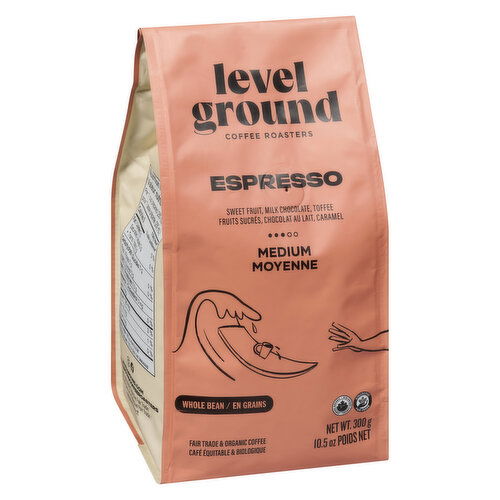 Level Ground - Whole Bean,  Espresso Dark Blend