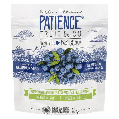 Patience Fruit - Blueberries Wild Whole Dried