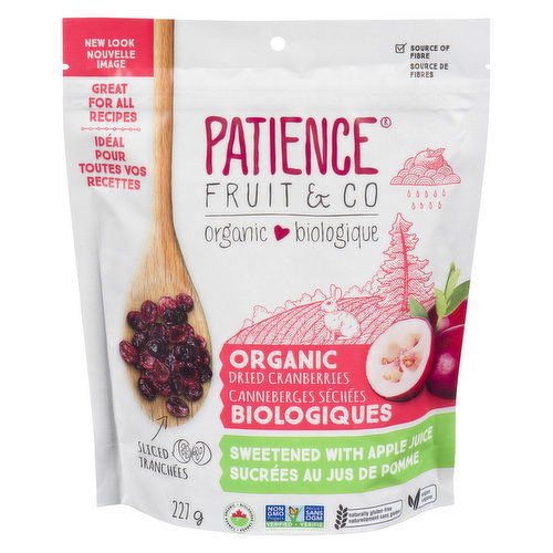 Patience Fruit & Co - Classic Dried Sweetened Cranberry Halves