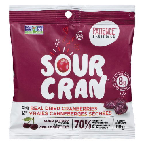 Patience Fruit - Sourcran Sour Cherry Candy