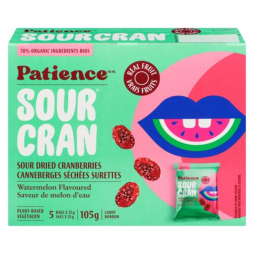 Patience - Sour Dried Cranberries Watermelon Flavour