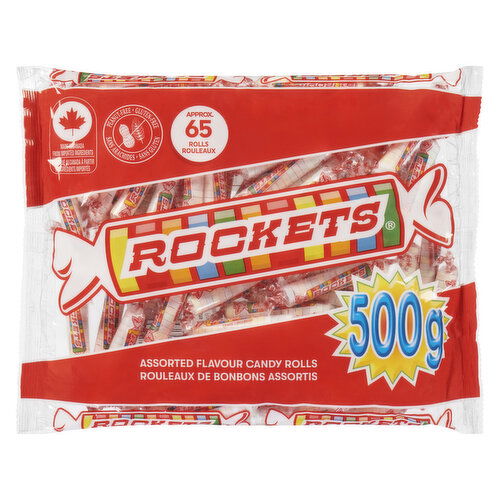 Regal - Rockets, Assorted Flavour Candy Rolls