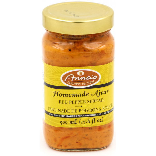 Anna's Country Kitchen - Homemade Ajvar Red Pepper Spread