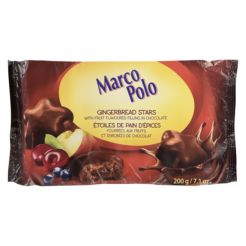Marco Polo - Gingerbread Stars - Strawberry