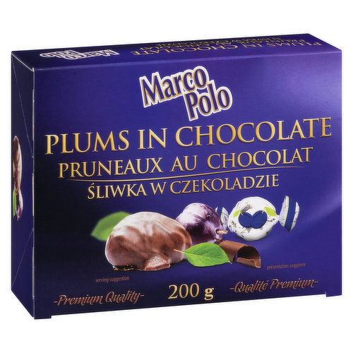 Marco Polo - Plums in Chocolate