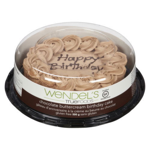 Wendels - Chocolate Buttercream Birthday Cake