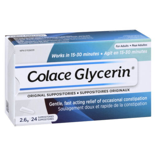 Colace - Glycerin Suppositories