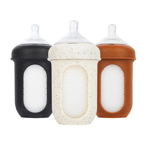 Boon - Nursh Silicone Bottle 8oz, Speckle