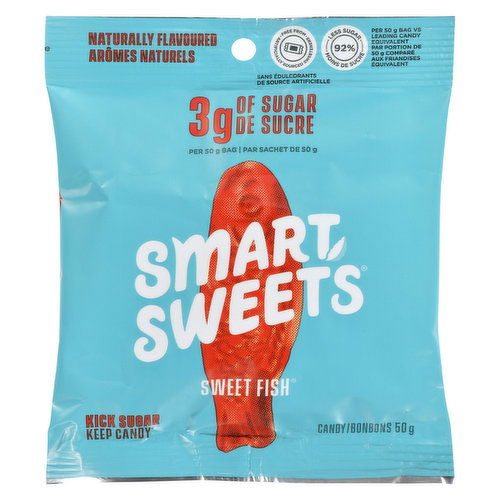 Smart Sweets - Sweet Fish Candy - Berry