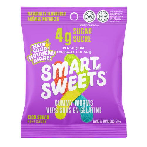 Smart Sweets - Sour Gummy Worms