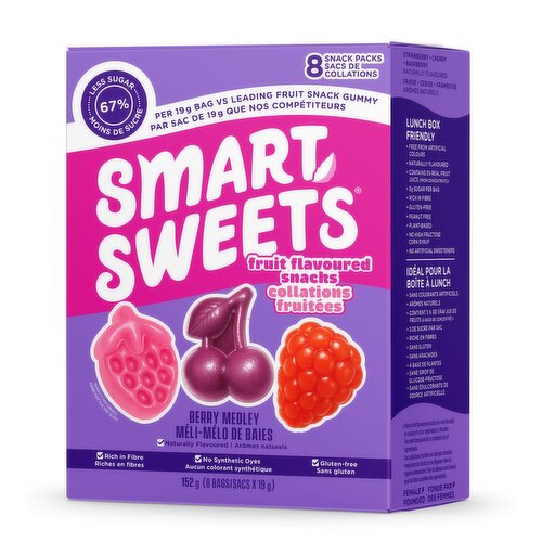 Smart Sweets - Mini Berry Medley Fruit Snacks