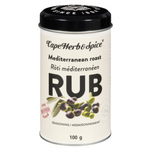 Cape Herb and Spice - Rub Seasoning Mediterranean Roasts