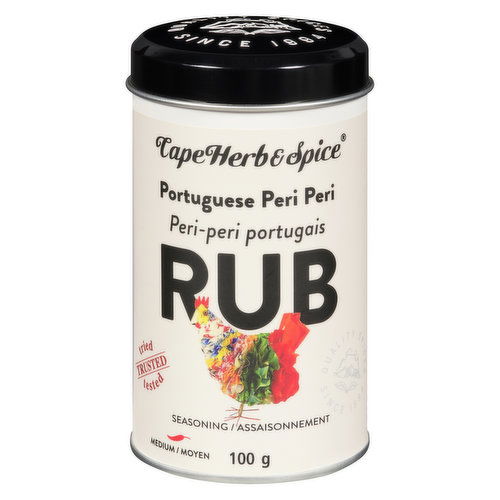 Cape Herb and Spice - Rub Seasoning - Portuguese Peri Peri