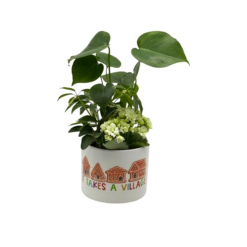 Horty Girl - Ceramic Seasonal Pot With Plant