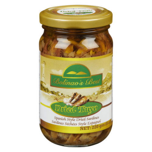 Bolinao's Best - Dried Herring In Oil With Garlic