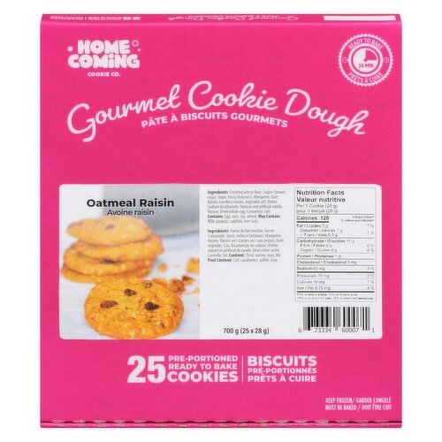 Pace Processing - Take And Bake Oatmeal Raisin Cookie