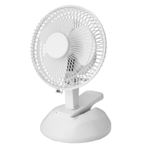 Coolworks - Clip and Desk Combo Fan, 6 Inch