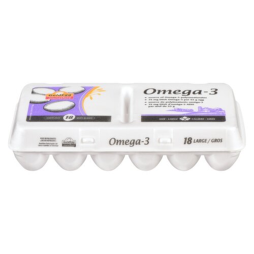 Gold Egg - Omega 3 Large Eggs White