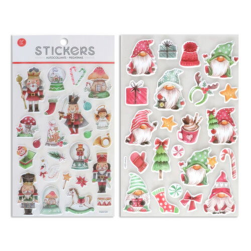 Paper Trendz - Xmas Pop-Up Water colour Gnome/Nutcr