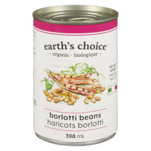 Earths Choice - Organic Borlotti Beans